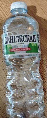 Сенежская природная минеральная питьевая негазированная