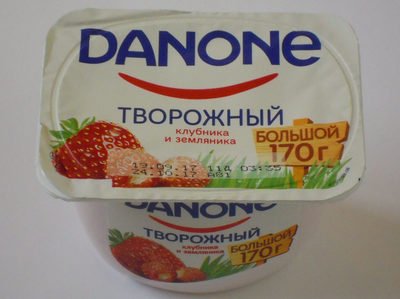 Творожный (клубника и земляника)