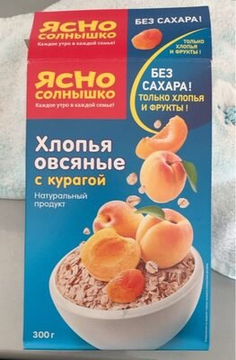 Хлопья овсяные с курагой