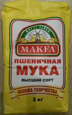 Мука пшеничная хлебопекарная высший сорт