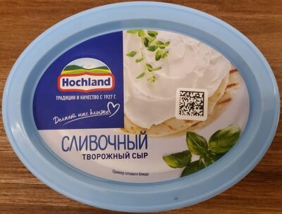 Сыр творожный сливочный