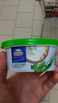 Сыр творожный с зеленью