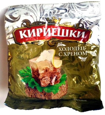 Кириешки «холодец с хреном»