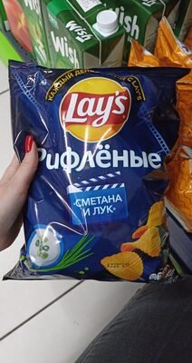 Чипсы со вкусом сметаны и лука