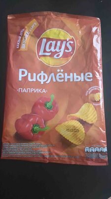 Чипсы рифлёные "паприка"
